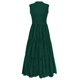 thumbnail image 1 of Vestido de verano PRETTYGARDEN 2025, camiseta sin mangas con ojales, maxi verde oscuro, 1 of 7
