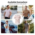 thumbnail image 5 of Sikiie Hand Drawn Watermelon Print Men's Short-sleeved POLO Shirts, Button-down Shirts and T-shirts are Suitable for Vacation, Leisure and Business-X-Large, 5 of 6