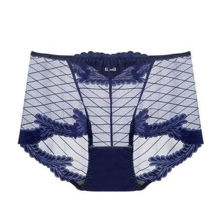 BKQCNKM Panty Liners For Women Women S Panties Ladies Transparent Lace Panties Cotton Hollow Breathable Quality Underpants Panties For Women