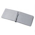 thumbnail image 4 of Bolso de cuero de PU para hombres y mujeres, funda para tarjetas, billetera creativa con forma de dólar, bolso con clip de metal, 4 of 6