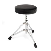 Ashthorpe 5-Piece Kids Drum Set with Brass Cymbals and Throne, Complete Junior Beginner Drum Kit - Blue