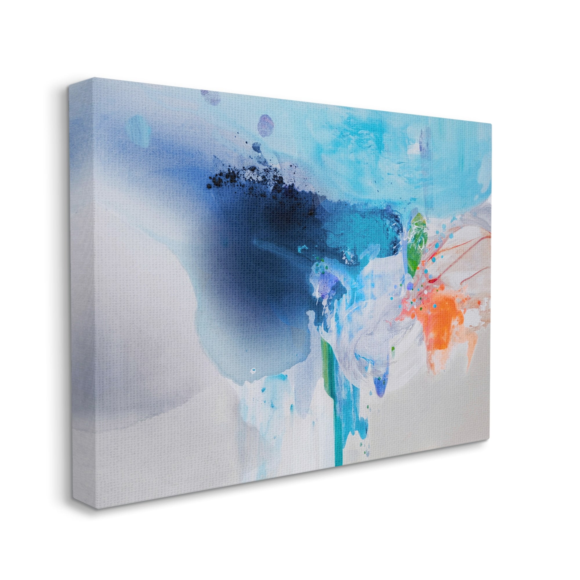 Stupell Industries Intense Painting Abstract Water Splash Fluid Ink Dilution,40 x 30, Design by Lina Alattar