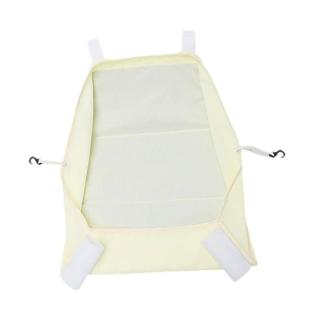 Cesta de tela Oxford para cochecito, cesta de almacenamiento debajo del cochecito, bolsa organizadora colgante, organizador de accesorios de red para Beige