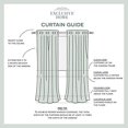 thumbnail image 6 of Exclusive Home Curtains Twig Insulated Room Darkening Blackout Grommet Top Curtain Panel Pair, 54x96, Charcoal, 6 of 7