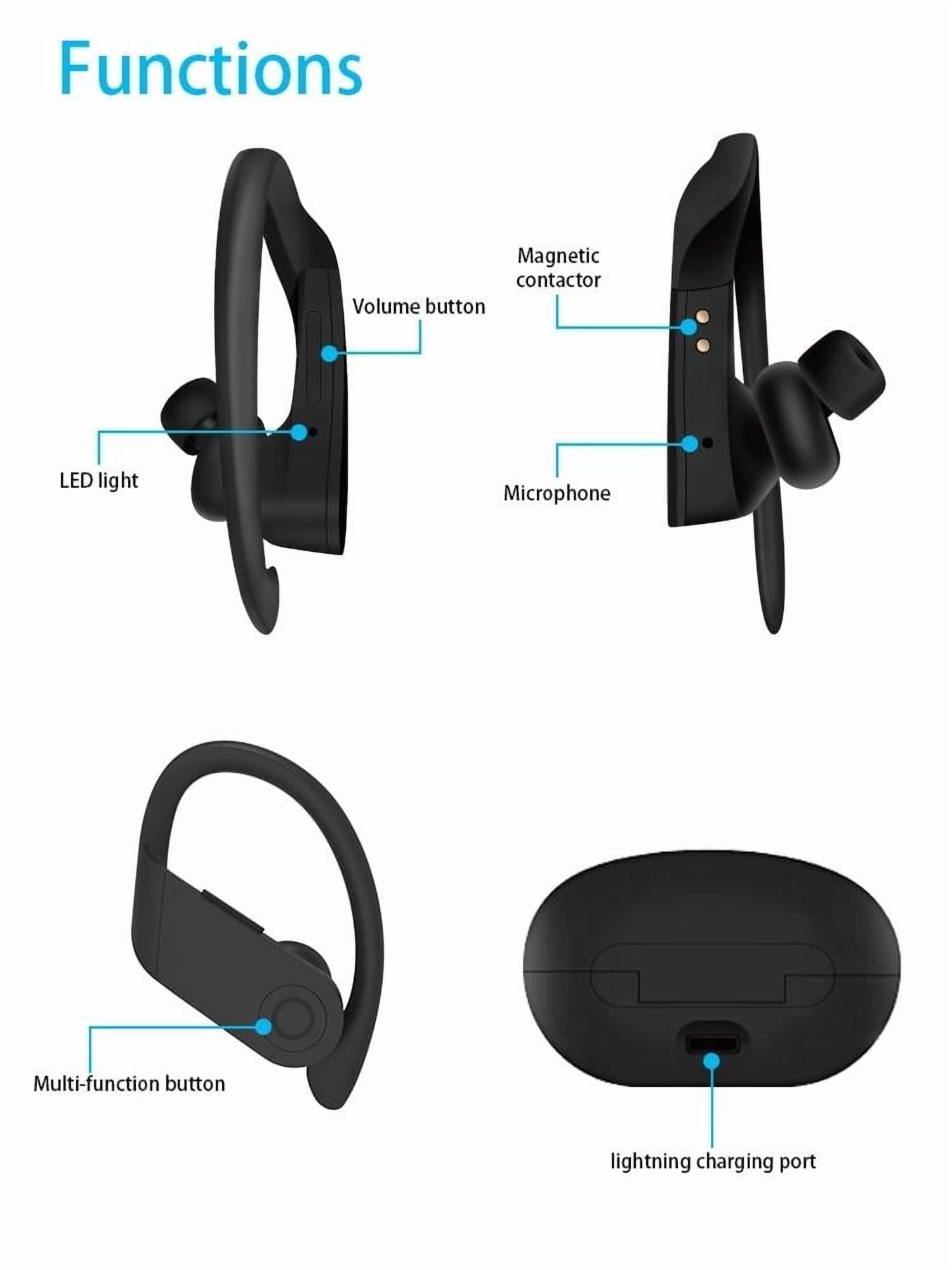 TWS Headphones Wireless Bluetooth for Google Pixel 9/Pro/Pro XL/9a Phones - Earbuds Earphones Ear hook True Stereo Headset
