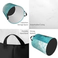 thumbnail image 2 of Balery Tranquil Ocean Canoe Journey Cesta de ropa redonda con asas, impermeable, independiente, para ropa, juguetes, dormitorio y familia-Medium, 2 of 6