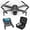 F25, variant on Contixo F25 GPS Drones for Adults with Camera, Foldable RC Drone with 1080P 4.3 Inch FPV Screen, 16-Min Flight, Black