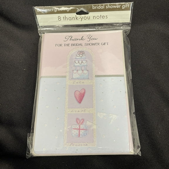 Thank You For The Bridal Shower Gift 8ct Cards