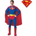 thumbnail image 2 of DC Comics Classic Superman Deluxe Muscle Chest Costume for Adults by Rubies, Men's Large, 2 of 2