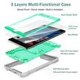 thumbnail image 2 of Dteck Case for iPad mini 5 / iPad mini 4 with Screen Protector Film, Dteck Heavy 3 IN 1 Rugged Shockproof Case Kickstand Protective Cover, Green, 2 of 8