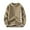 C-Khaki114, variant on Men's Knit Sweater With Row Edge Design Loose Fit Long Sleeved Crewneck Knitted Pullover For Autumn Winter Casual Cozy Jumper Tops