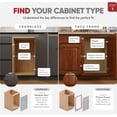 thumbnail image 3 of Rev-A-Shelf Double Pullout Trash Cans 27 qt. for Kitchen, Silver, RV-15KD-17C S, 3 of 14