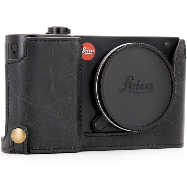 MegaGear Ever Ready Genuine Leather Camera Half Case Compatible with Leica TL2, TL
