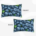 thumbnail image 2 of Lsque Fresh Blueberries Pattern Pillow Case – Soft & Cozy Throw Pillow Cover, Hypoallergenic Cushion Case for Sleeping Women with Envelope Closure-20"x30", 2 of 6