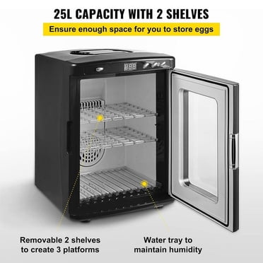 Heating Cooling Lab Incubator 25L Scientific Incubator With Heating & Cooling - Digital Temp Control 10°C To 60°C (50°F To 140°F), AC/DC Power, Portable Laboratory Incubator