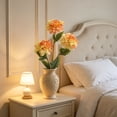 thumbnail image 4 of 3 Pcs Artificial Mums Flowers for Outdoor, UV Resistant Fake fall Chrysanthemums Marigold Plant, Autumn Floral Arrangements for Outside, Garden, Yard, 4 of 6