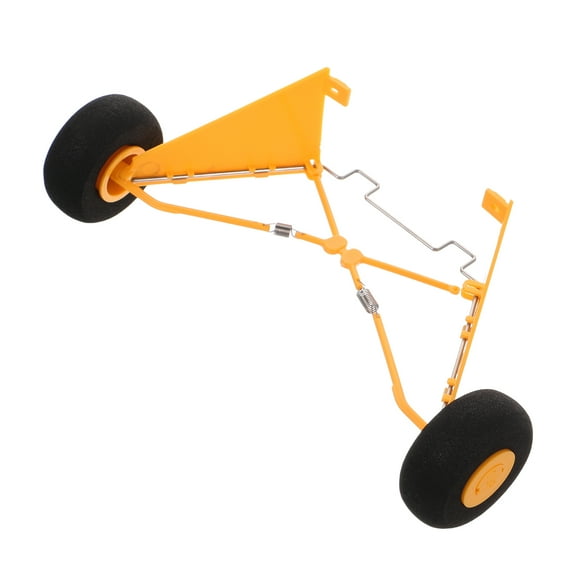 LULULION Rc Plane Landing Gear Yellow Front Aircraft Model Accessory Precise Fit and Easy Installation