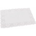 thumbnail image 1 of chockeie Rectangular Lace Paper Doily 37 x 26cm White Paper Doily (150 Count), 1 of 5