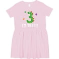 thumbnail image 3 of Inktastic 3rd Birthday Dinosaur Party Girls Toddler Dress, 3 of 5