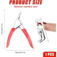 thumbnail image 2 of Nail Extension Clipper U-Shaped Pointed Pliers Acrylic Nail Pliers Professional Stainless Manicure False Nails Trimmer False Gel Sharp Pedicure Nail Tools, 2 of 5