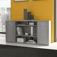 thumbnail image 2 of Bush Business Furniture Studio C 30" Storage Cabinet with 2 Doors and 12 Shelves Platinum Gray, 2 of 8