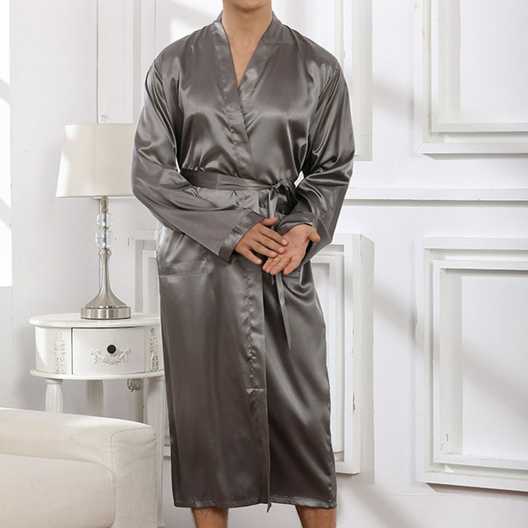 Essentials Men's Waffle Shawl Robe, -Black, M/L : :  Clothing, Shoes & Accessories