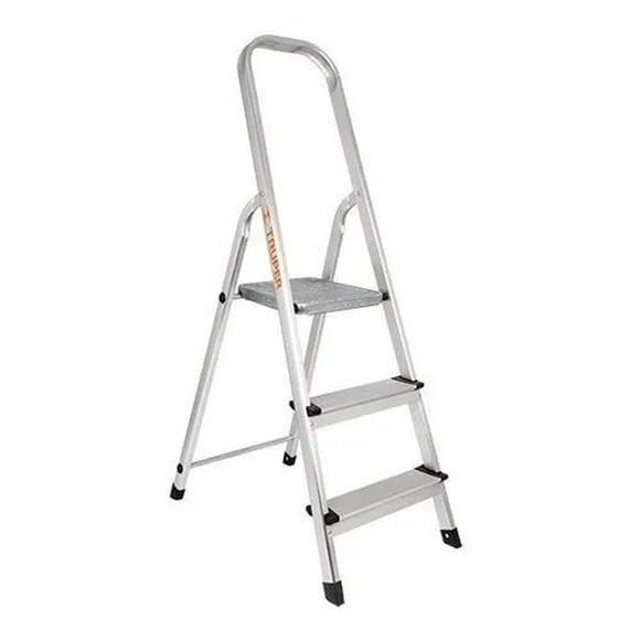 Escalera Tubular Plegable 3 Peldaños Tipo Iii Truper 16764 Truper ESTU-3A
