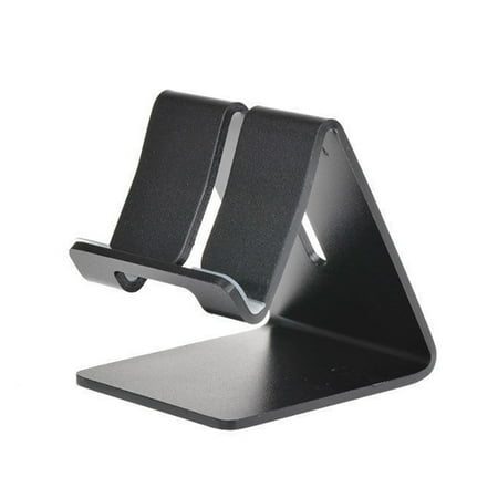 Mini Magnet Mount Cellular Antenna - Phone Holder, Tablet Stand, TSV Aluminum Universal Desk Desktop Charging Stand Mount for Apple iPhone iPad Mini, Samsung LG Switch, Other Android Cellphones Tabs, Black
