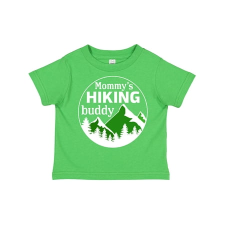 

Inktastic Mommy s Hiking Buddy with Mountains and Trees Gift Toddler Boy or Toddler Girl T-Shirt