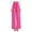 Hot Pink, variant on EDFBUYKRS Female Women Pants Casual Dress Pants Women Wide Leg Short High Waisted Wide Leg Business Casual Pants for Women with Zipper and Belt Comfortable Wear L
