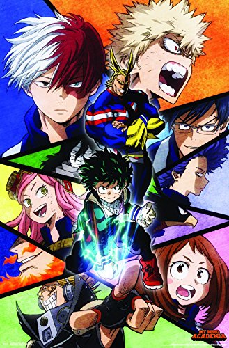My Hero Academia Faces Poster Walmart Com