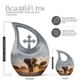 thumbnail image 2 of MUKTIVE Elephant Large Funeral urns for Ashes Adult Man - Memorial urn for Ashes Adult Dad - Decorative Cremation Ashes 10 inch, 2 of 7