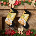 thumbnail image 6 of KLL Sunflower Gnomes 3 for 18" Christmas Stocking Snowman Xmas Stocking Holiday Christmas Decoration Gifts for Family Kids, 6 of 8