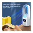 thumbnail image 4 of Ventilador de mesa, aire acondicionado portátil, USB, sin aspas, blanco, 4 of 5