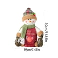 thumbnail image 3 of Bolsas Transparentes Ganfancp Decoraciones Navideñas para Regalos de Nochebuena Papá Noel Muñeco de Nieve, 3 of 3