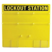 Brady Lockout Station,Unfilled,21-1/2 In H 50992