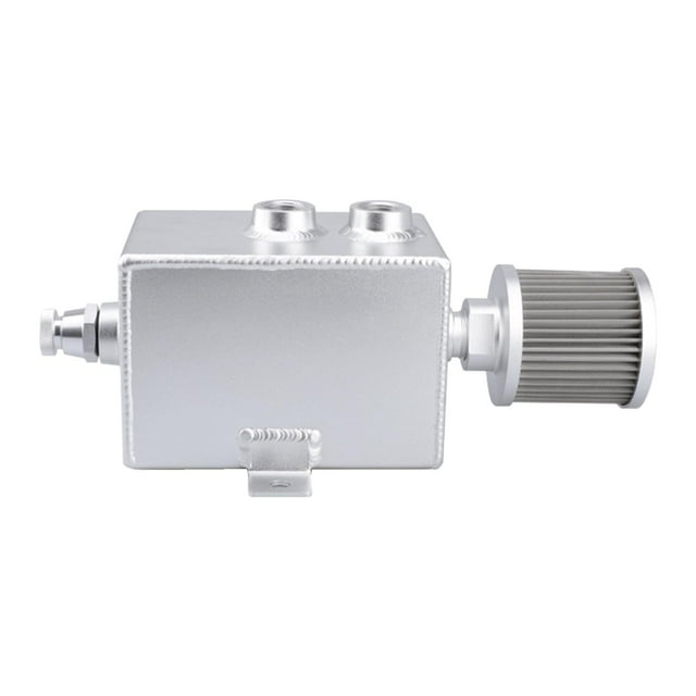 S SERENABLE Car Modification General Auxiliary Reuseable Fuel Tank 2L Aluminum Alloy with 2L