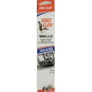 Eagle Claw 031H-6 Plain Shank Snell Fish Hook, Size 6