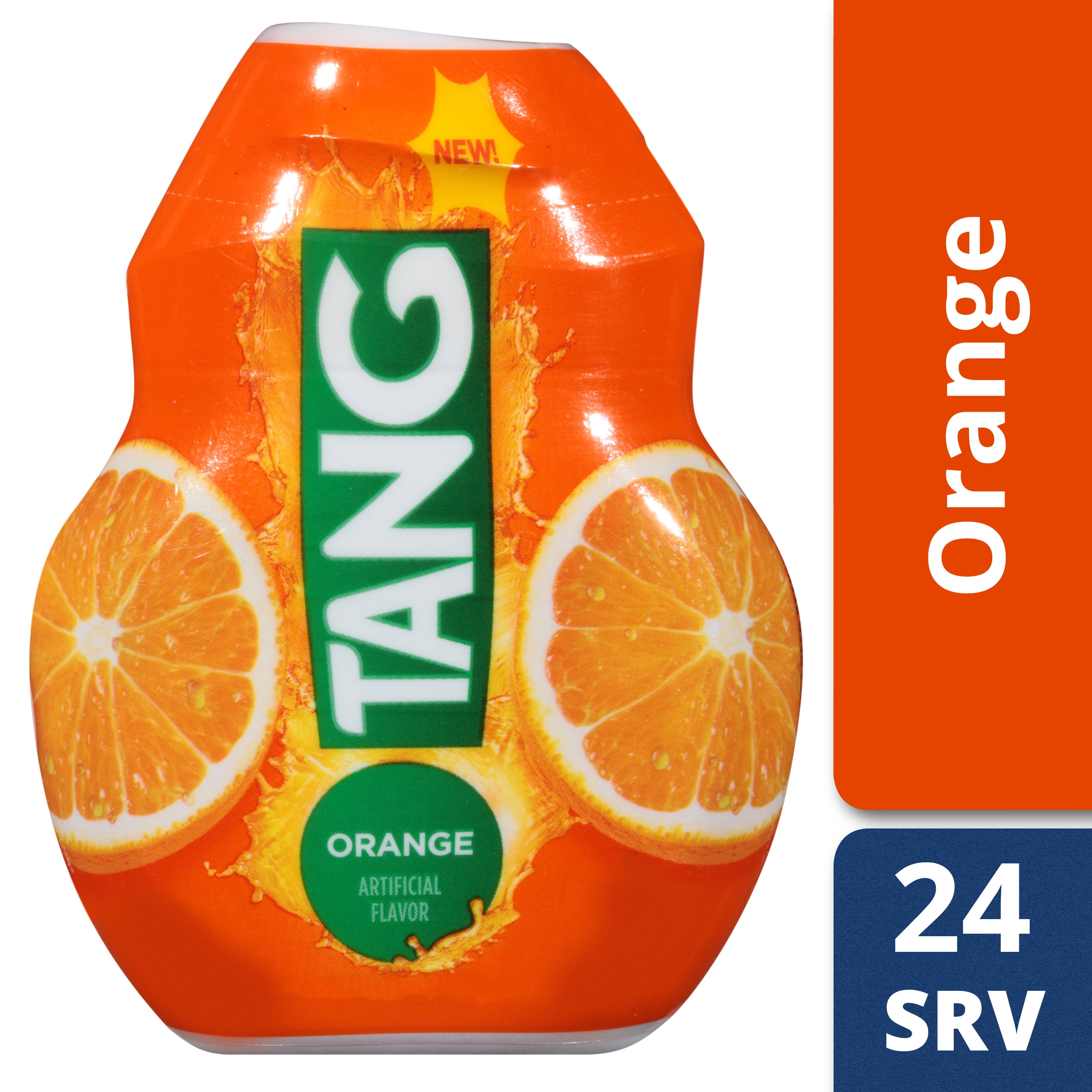 Tang Orange Liquid Drink Mix, Caffeine Free, 1.62 fl oz Bottle