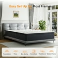 thumbnail image 3 of Full Mattress, Babo Care 12 Inch Cooling-Gel Memory Foam and Individually Pocket Innerspring Hybrid Mattress, Full Bed Mattress in a Box, CertiPUR-US Certified, Medium Full Size Mattress, 3 of 9