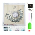 thumbnail image 1 of Wall Clock  Painting  Resin Rhinestone + Cloth Aesthetic Sense DIY  Clock Drawing  For DIY For  Painting Decoration DZ242, 1 of 8