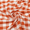 Orange and White, variant on 1" Checkered Gingham PolyPoplin Fabric by The Yard - 60 Inch Wide for Sewing, Quilting, Tablecloths, Curtains, Apparel, Crafting, DIY Projects