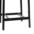 thumbnail image 2 of Walker Edison 2-Piece Minimalist Solid Wood Counter Stool - Set of 2 - Black, 2 of 15