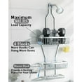 thumbnail image 6 of VANCORE Hanging Shower Caddy Bathroom Organizer - Over Head Long Rack for Tall Showerhead - Extra Large Shelf for Big Shampoo Bottles with Soap Holder, 6 of 7