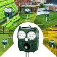 thumbnail image 5 of Upgraded Solar Ultrasonic Animal Repeller, Motion Activated Wildlife Deterrent Device with LED Flashing Light, Waterproof Outdoor Garden & Yard Protection, Solar Powered, 5 of 7