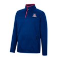 thumbnail image 2 of Men's Colosseum Navy Arizona Wildcats Rebound Quarter-Snap Jacket, 2 of 3