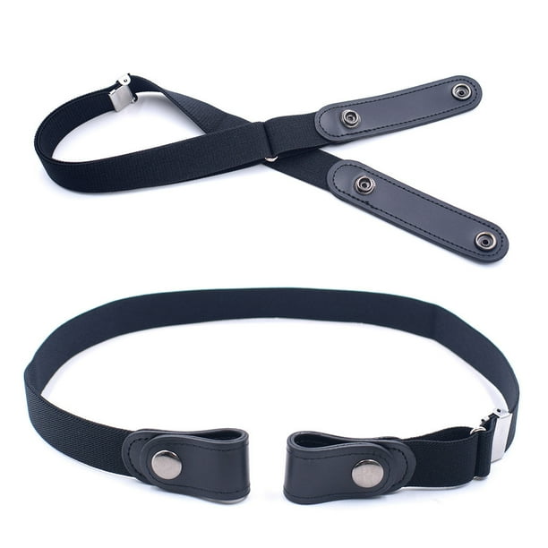 SUNYUAN Buckle Free Adjustable Women Belt, WHIPPY No Buckle Invisible ...