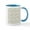 White/Blue Inside, variant on CafePress - Peanuts Snoopy Spring Pattern - 11 oz Ceramic Mug - Novelty Coffee Tea Cup