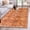 Orange, variant on Round Rugs 5Ft, Boho Orange Round Area Rug Washable Indoor Throw Carpet, Country Style Bohemian Floral Retro Tribal Soft Non Slip Circle Rug for Cabinet Bathroom Home Decor Aesthetic