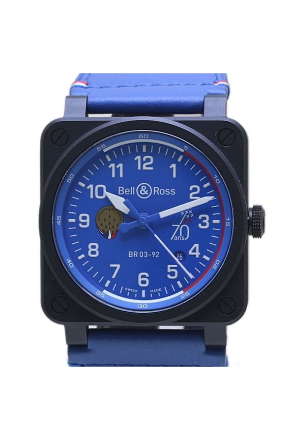 Pre-Owned Bell & Ross BR-03 Patrouille de France 70th Anniversary Watch... (Good)